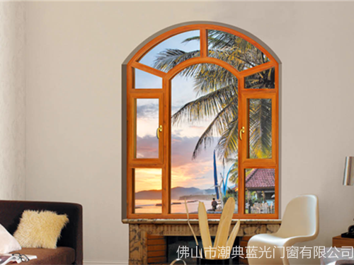 50非断桥单色平开窗1